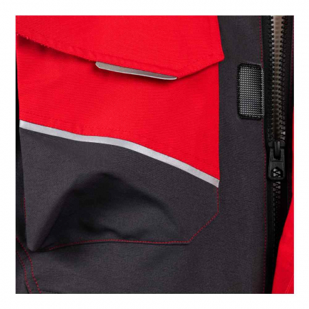 ELASTICO-LISCIA, Jachetă strech din tercot și material contrast cu spandex, 240 g/mp [4]