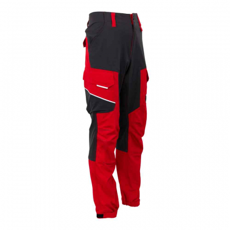 ELASTICO-LISCIA, Pantaloni în talie strech din tercot și material contrast cu spandex, 240 g/mp [9]