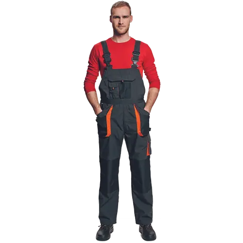 EMERTON FLANNEL, Pantaloni de iarnă cu pieptar din bumbac si poliester, 270 g/mp [1]