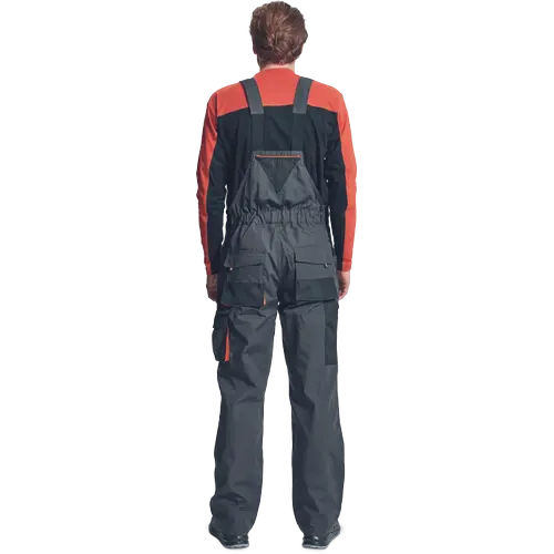 EMERTON FLANNEL, Pantaloni de iarnă cu pieptar din bumbac si poliester, 270 g/mp [2]