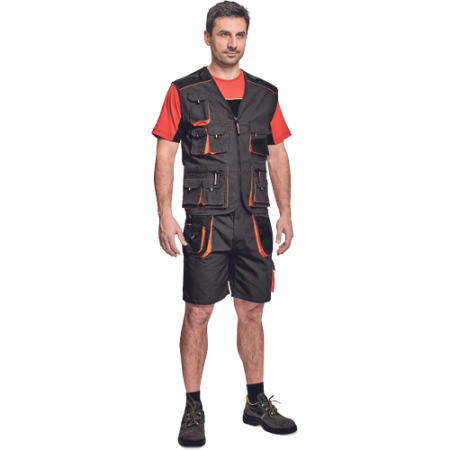 EMERTON, Vestă de lucru cu întărituri 600D din poliester, 270 g/mp [1]