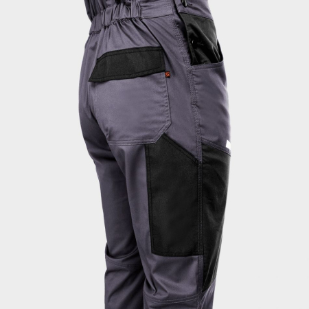 EOS STRETCH, Pantaloni cu pieptar din bumbac cu poliester, 210 g/mp, cu benzi reflectorizante [6]