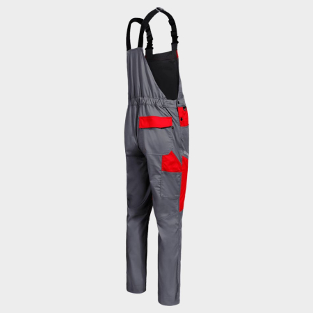 EOS STRETCH, Pantaloni cu pieptar din bumbac cu poliester, 210 g/mp, cu benzi reflectorizante [4]