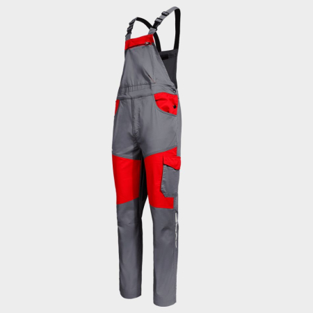EOS STRETCH, Pantaloni cu pieptar din bumbac cu poliester, 210 g/mp, cu benzi reflectorizante [1]