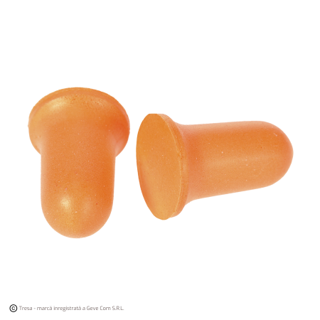 Antifoane interne de unică folosință - EP06, Dopuri de urechi de unică folosință din spumă PU cu șnur, formă clopot, 37 dB [cutie 200 de bucăți]