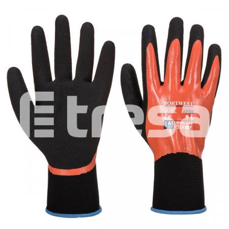 Mănuși de protecție - DERMI PRO, Manusi de protectie din nylon, imersate in nitril