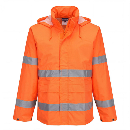 Îmbrăcăminte REFLECTORIZANTĂ (HI-VIS) - ES1 ESSENTIAL, Jachetă de lucru HI-VIS impermeabilă din poliester, 200 g/mp