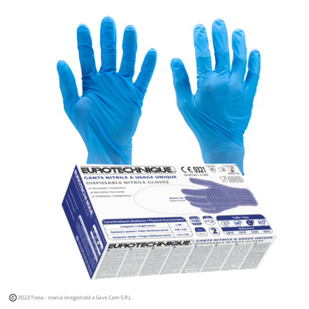 UNICĂ FOLOSINȚĂ - Euro One 5920 Manusi De Unica Folosinta Din Nitril Nepudrate Grosime 0 10 Mm Lungime 24 Cm Cutie 100 Buc