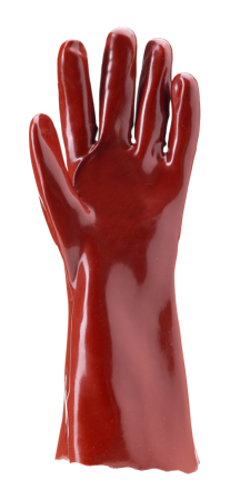 Eurochem 3636 Manusi De Protectie Din Bumbac Imersate In Pvc Bordo Rezistente La Acizi Baze Uleiuri Lungime 36 Cm Grosime 1 10 Mm [2]