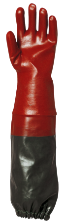 Eurochem 3669 Manusi De Protectie Din Bumbac Imersate In Pvc Bordo Rezistente La Acizi Baze Uleiuri Lungime 70 Cm Grosime 1 1 6 Mm [0]