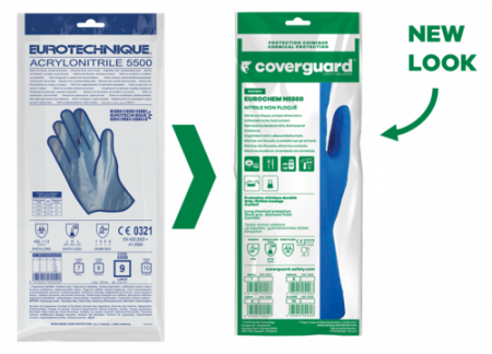EUROCHEM N5560, Mănuși de protecție chimică din nitril [1]