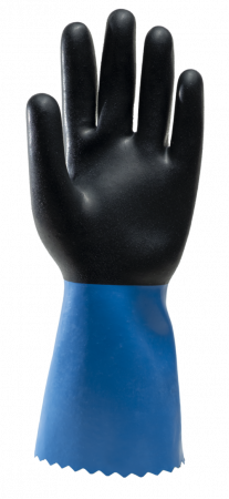 EUROCHEM NE530, Mănuși de protecție din poliester și bumbac, acoperite integral cu neopren, lungime 35 cm, grosime 0,9 mm [2]