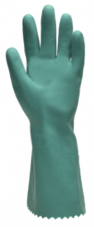 EUROCHEM NI550, Mănuși de protecție chimică din poliester-bumbac, imersate complet în nitril, lungime 35 cm, grosime: 0,85 mm [2]