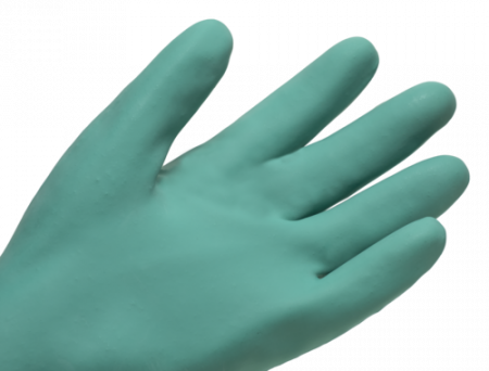 EUROCHEM NI550, Mănuși de protecție chimică din poliester-bumbac, imersate complet în nitril, lungime 35 cm, grosime: 0,85 mm [4]