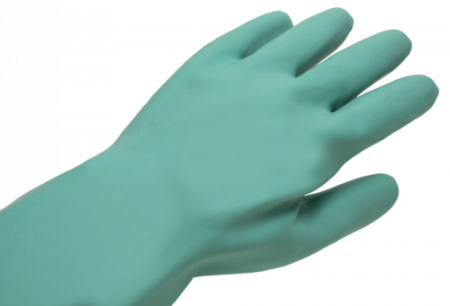 EUROCHEM NI550, Mănuși de protecție chimică din poliester-bumbac, imersate complet în nitril, lungime 35 cm, grosime: 0,85 mm [3]