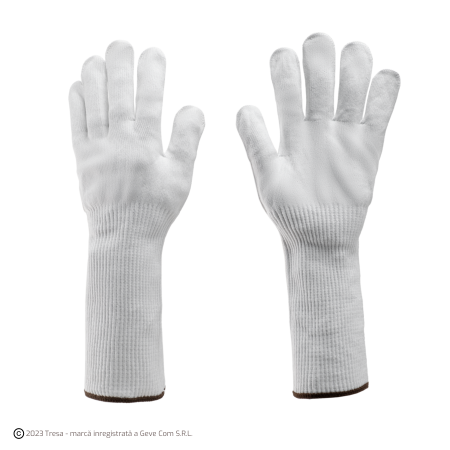 Protecție tăiere - COVERGUARD FOOD EUROCUT, Mănuși de protecție pentru contact alimentar, din UHMWPE și nailon, manșetă lungă 20 cm [vândute la bucată]