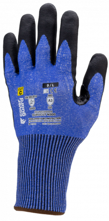 EUROCUT N300, Mănuși de protecție din HPPE, imersate în spumă de nitril, lungime standard [1]