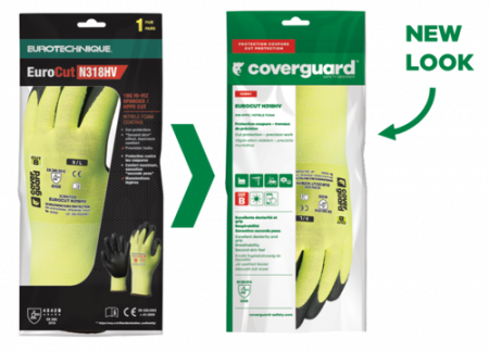 EUROCUT N318HV, Mănuși de protecție din HPPE și nailon, imersate în nitril microspongios [3]