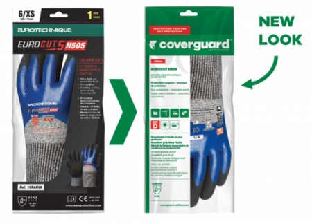 EUROCUT N505, Mănuși de protecție din HPPE și fibră de sticlă, imersate în nitril, lungime 25 cm [3]