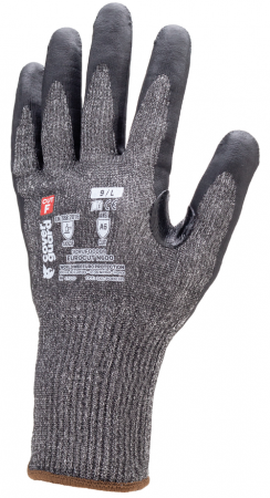 EUROCUT N600, Mănuși de protecție din HDPE, poliester și spandex, imersate în microspumă de nitril, lungime standard [1]