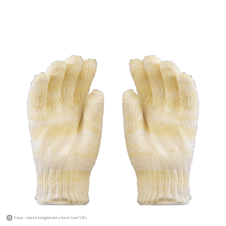 Protecție termică (căldură) - EUROHEAT 4685, Mănuși de protecție din Nomex și bumbac gros, tricotate fără cusături