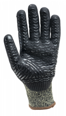 EUROHEAT CUT F, Mănuși de protecție din poliester, bumbac și aramidă, dublă acoperire din nitril neted și nisipos, tricot calibrul 10 [2]