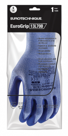 EUROLITE 13L700, Mănuși de protecție din poliester și elastan, imersate dublu în latex, lungime 24 cm, grosime 13 gauge [4]