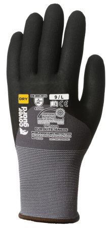 Protecție mecanică - EUROLITE 15N600, Mănuși de protecție mecanică din nylon și spandex, imersate în nitril micro-spumant