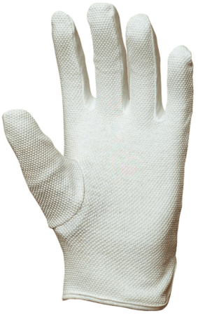 EUROLITE 4170, Mănuși de protecție din bumbac, cu mini-buline PVC pe palmă [2]