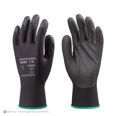 PROTECȚIA MÂINILOR - Eurolite 6640 Manusi De Protectie Din Poliester Imersate In Spuma De Pvc