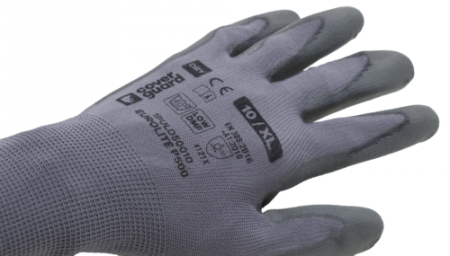 EUROLITE P500, Mănuși de protecție din poliamidă, imersate în poliuretan [1]