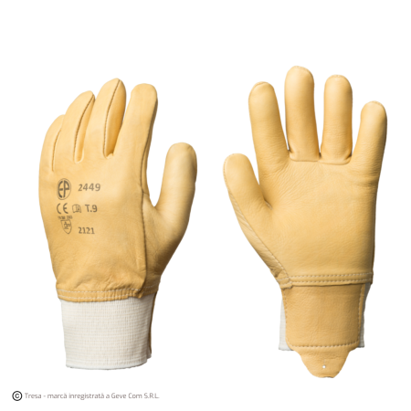 PROTECȚIA MÂINILOR - Eurostrong 2450 Manusi De Protectie Din Piele De Vaca Tratament Hidrofug