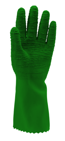 Eurostrong 3815 Manusi De Protectie Din Bumbac Imersate In Latex Crep Lungime 32 Cm [2]