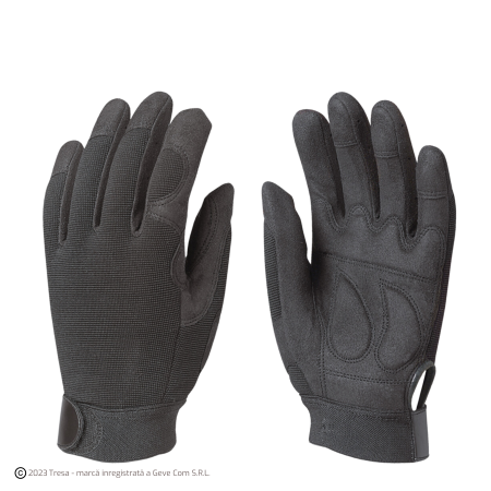 PROTECȚIA MÂINILOR - EUROSTRONG 930, Mănuși de protecție din piele sintetică și poliester, manșetă cu velcro