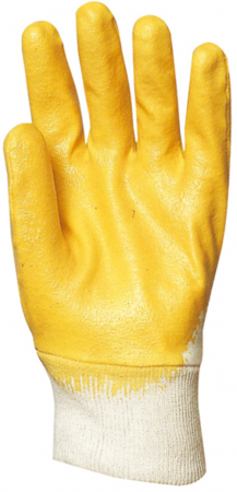 EUROSTRONG 9320, Mănuși de protecție din bumbac interlock, imersate în nitril, manșetă elastică [2]