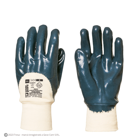 PROTECȚIA MÂINILOR - Eurostrong 9610 Manusi De Protectie Din Bumbac Imersate In Nitril