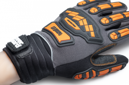 EUROSTRONG MX600, Mănuși de protecție mecanică, din microfibră și poliester, cu întărituri TPR anti-impact și palmă întărită cu zonă de amortizare [3]