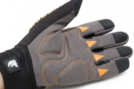 EUROSTRONG MX600, Mănuși de protecție mecanică, din microfibră și poliester, cu întărituri TPR anti-impact și palmă întărită cu zonă de amortizare [4]