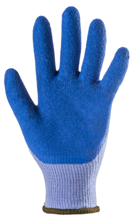 EUROSTRONG SG800L, Mănuși de protecție din poliester gros, imersate pe palmă în latex aspru, grosime tricot 10 [2]