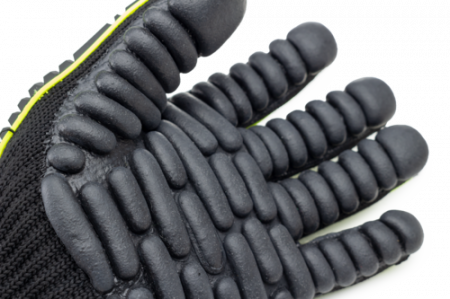 EUROSTRONG VIBE, Mănuși de protecție din poliester tricotat, acoperite cu latex texturat și întărite cu TPR [3]