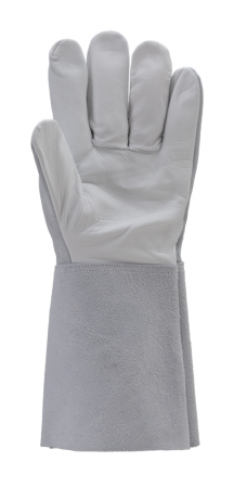 EUROWELD 200, Mănuși de protecție pentru sudură, piele de capră și piele șpalt, manșetă lungime 15 cm [2]