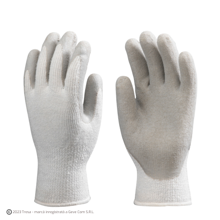 Protecție termică (frig) - EUROWINTER 3875, Mănuși de protecție de iarnă din poliester, imersate în latex nisipos