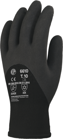 Eurowinter 6610 Manusi De Protectie De Iarna Din Poliester Imersate In Latex Micro Spumat Lungime 22 Cm [5]