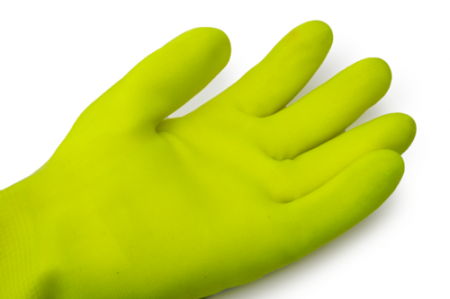 EUROWINTER F110, Mănuși de protecție din nailon, imersate în PVC, lungime 35 cm [4]