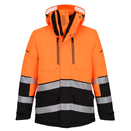 IMBRACAMINTE - EV401, Jachetă parka HI-VIS din 100% poliester, 160 g/mp
