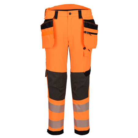 IMBRACAMINTE - EV448, Pantaloni HI-VIS din 94% poliester, 6% elastan țesătură jacquard