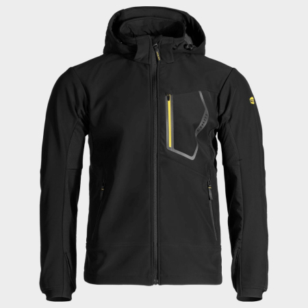 Jachete Termoizolante - EVOLUTION, Jachetă tip Softshell din poliester cu elastan, 350 g/mp, membrană TPU