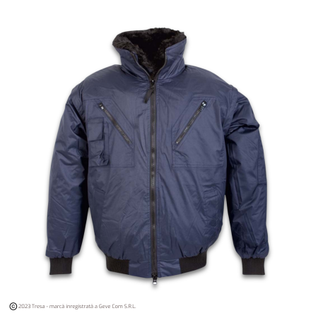 Jachete - EXFORD, Jachetă de iarnă tip Pilot, 2 in 1 multifuncțională, din poliester și PVC, mâneci detașabile