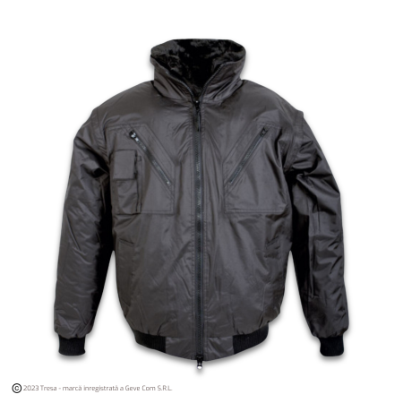 EXFORD, Jachetă de iarnă tip Pilot, 2 in 1 multifuncțională, din poliester și PVC, mâneci detașabile [6]