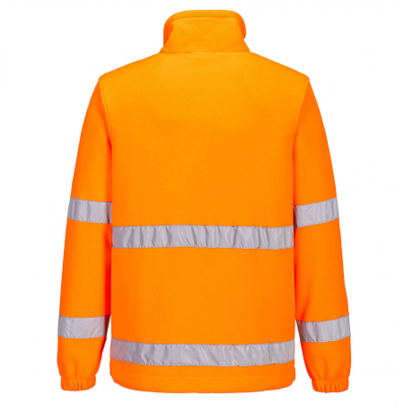 F302, Jachetă fleece HI-VIS cu fermoar 1/2, din poliester, 250 g/mp [4]